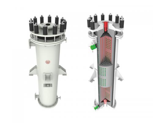 YKC型圓塊孔式石墨換熱器